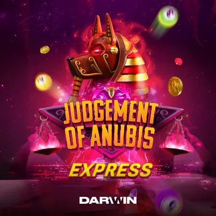 Judgement of Anubis Express slot logo by Darwin Gaming at LeBull Casino