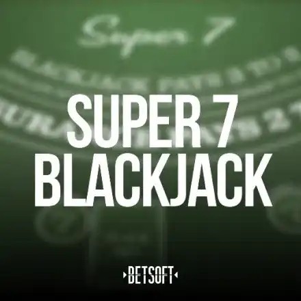 Super 7 Blackjack logo by Betsoft Gaming at LeBull Casino